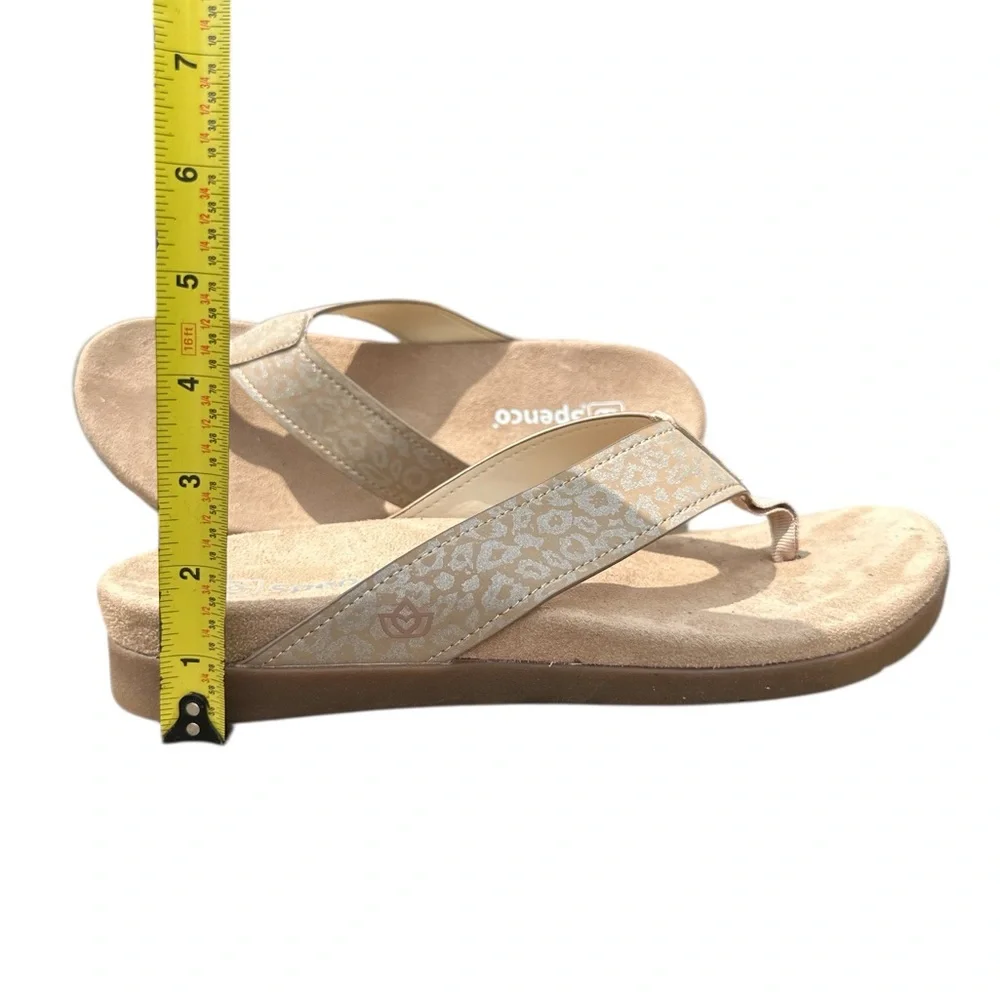 Spenco‎ Orthotic Sandals, Comfort Cheetah Tan Women's Size 11